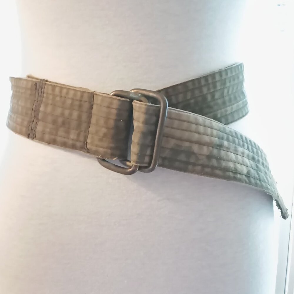 Camo Belt With Slip Through Bronze Belt Buckle 💚 Cool Camo Belt